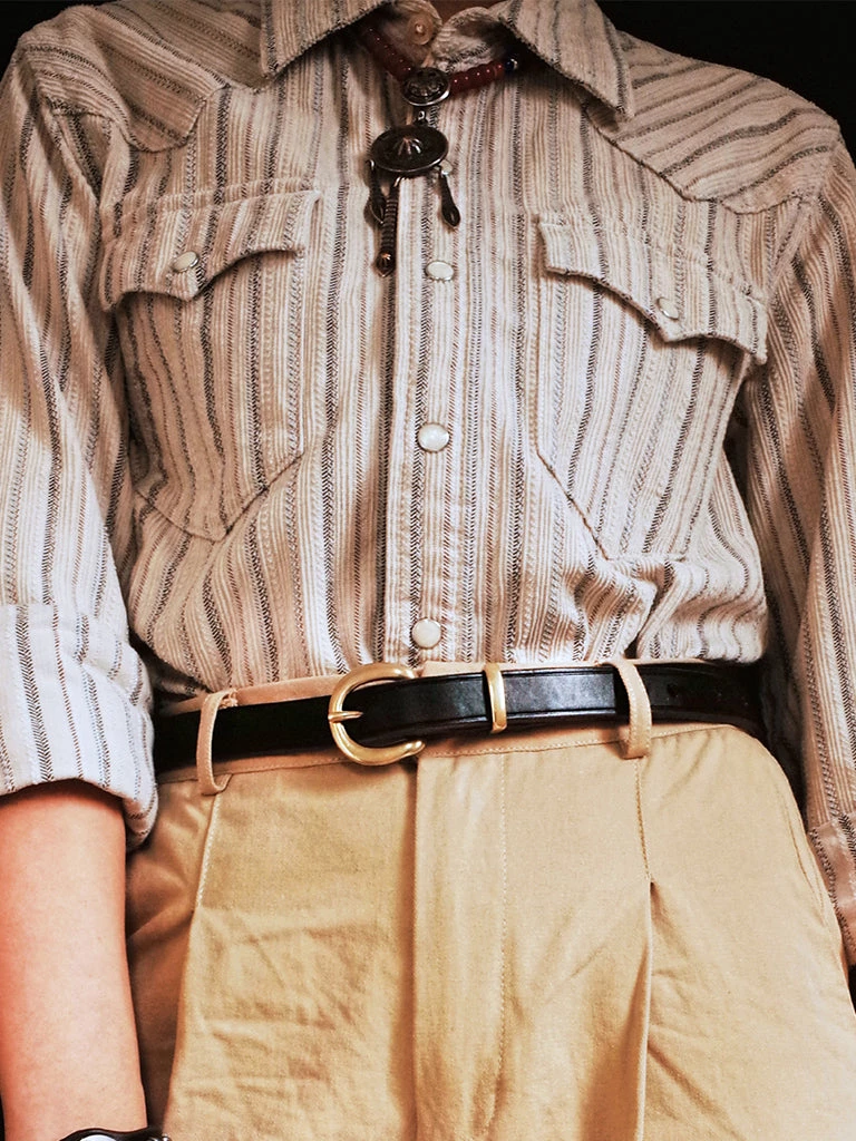 Old Selling Leather Vintage Style Brass Horseshoe Buckle Leather Belt ACCESSORIES 4 Old Selling Leather Vintage Style Brass Horseshoe Buckle Leather Belt ACCESSORIES