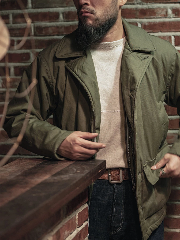 Bronson MFG. CO. US Navy AL-1 Flight Jacket - Olive 5 Bronson MFG. CO. US Navy AL-1 Flight Jacket - Olive