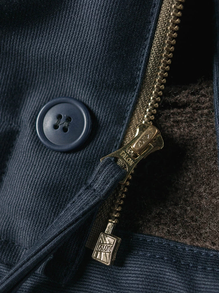 Bronson MFG. CO. TOPS 1943 US Navy 1st N-1 Woolen Deck Jacket - Navy Stencil 12 Bronson MFG. CO. TOPS 1943 US Navy 1st N-1 Woolen Deck Jacket - Navy Stencil