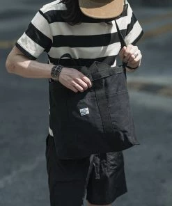 Non Stock MFG. CO. 18 Oz Canvas Tote Bag - Black