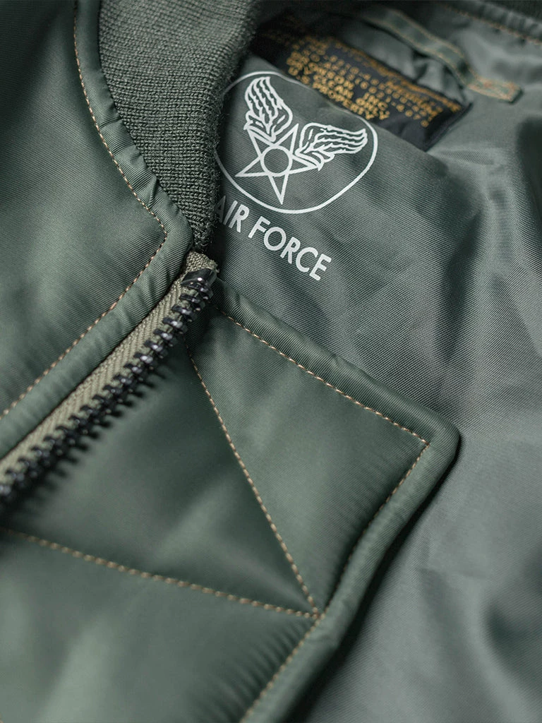 Bronson MFG. CO. 1950s USAF Type MA-1 Flight Jacket TOPS 13 Bronson MFG. CO. 1950s USAF Type MA-1 Flight Jacket TOPS