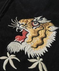 Non Stock MFG. CO. 1950s Reversible Acetate Souvenir Jacket - Falcon × Tiger NEW ARRIVALS