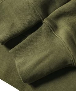 Non Stock MFG. CO. TOPS Flying Tigers Military Print Sweatshirt - Olive