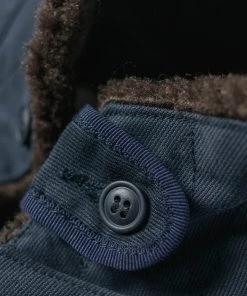 Bronson MFG. CO. TOPS 1943 US Navy 1st N-1 Woolen Deck Jacket - Navy Stencil 31 Bronson MFG. CO. TOPS 1943 US Navy 1st N-1 Woolen Deck Jacket - Navy Stencil