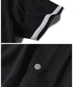 Non Stock MFG. CO. Loose Embroidery Bowling Shirt - Black May 2022 13 Non Stock MFG. CO. Loose Embroidery Bowling Shirt - Black May 2022