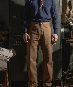 Bronson MFG. CO. Retro Long Sleeve Henley T-Shirt - Navy BEST SELLERS