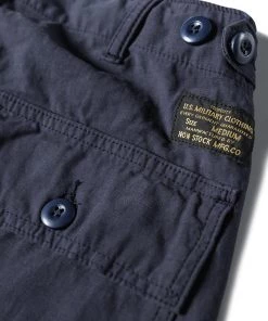Non Stock MFG. CO. BEST SELLERS Vietnam War OG107 Fatigue Utility Shorts - Navy