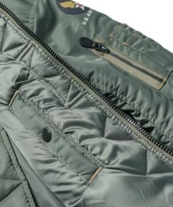 Bronson MFG. CO. 1950s USAF Type MA-1 Flight Jacket TOPS 44 Bronson MFG. CO. 1950s USAF Type MA-1 Flight Jacket TOPS