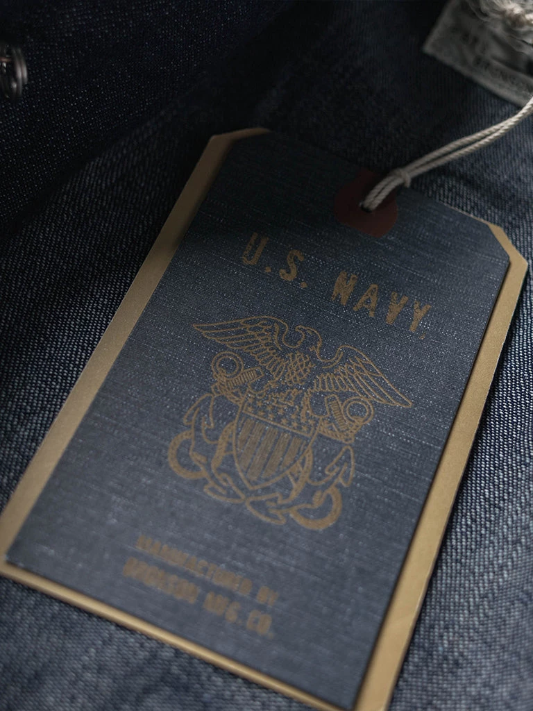 Bronson MFG. CO. 1922 USN 2nd Model Denim Coverall Utility Jacket 19 Bronson MFG. CO. 1922 USN 2nd Model Denim Coverall Utility Jacket