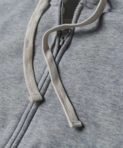 Non Stock MFG. CO. 17.5 Oz Terry Cloth Zip-Up Hoodie - Gray