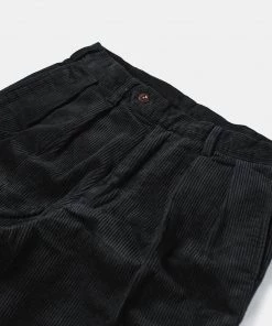 Non Stock MFG. CO. 12.5 Oz 8 Wale Corduroy Trousers - Black
