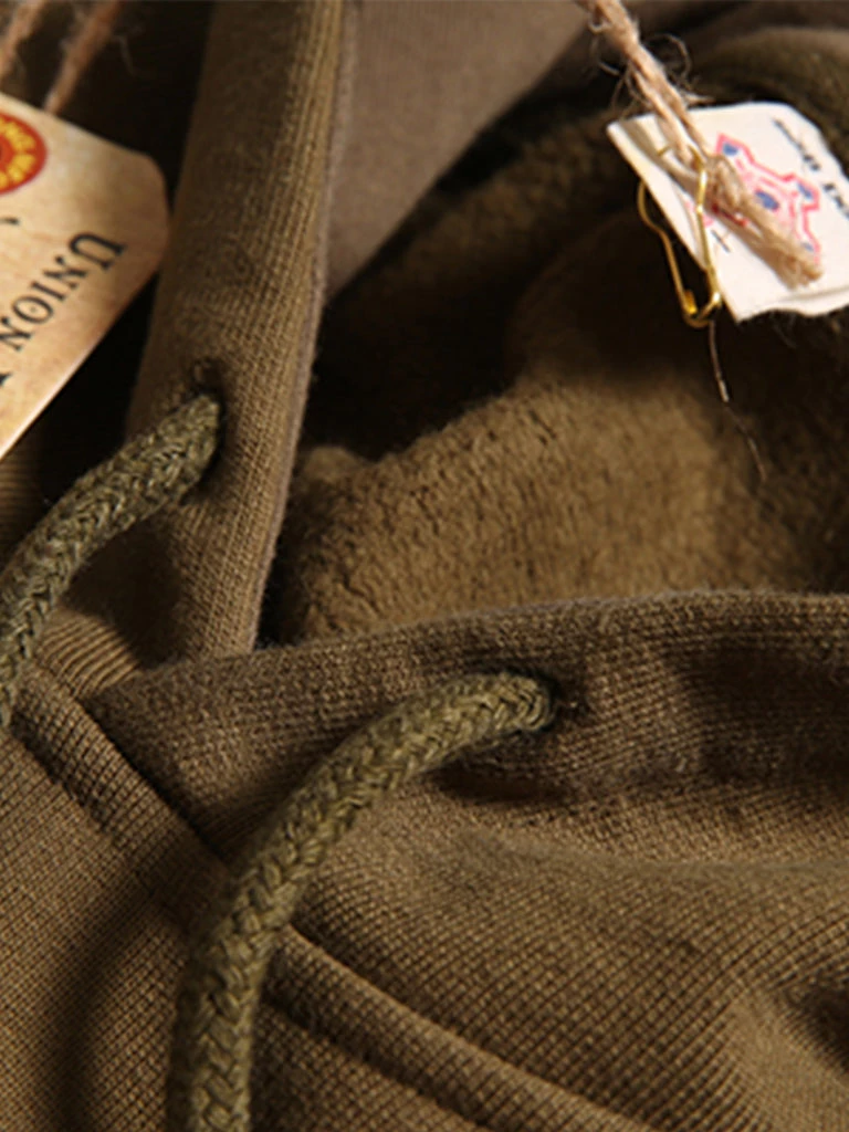 Bob Dong US Air Force Fifth Air Force Fighters Hoodie - Olive 2 Bob Dong US Air Force Fifth Air Force Fighters Hoodie - Olive