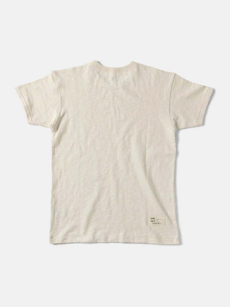 Bronson MFG. CO. 1940s USN Slub Cotton Training T-Shirt TOPS 2 Bronson MFG. CO. 1940s USN Slub Cotton Training T-Shirt TOPS