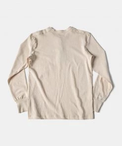 Bronson MFG. CO. BEST SELLERS Retro Long Sleeve Henley T-Shirt - Apricot