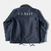 Bronson MFG. CO. TOPS 1943 US Navy 1st N-1 Woolen Deck Jacket - Navy Stencil