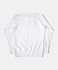 Bronson MFG. CO. June 2022 14 Oz Side Closing Henley T-Shirt - White