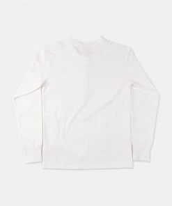 Bronson MFG. CO. Retro Long Sleeve Henley T-Shirt - White May 2022