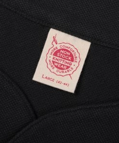 Non Stock MFG. CO. 9.8 Oz Cotton Pique Baseball T-Shirt - Black TOPS