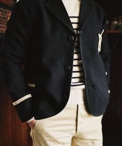 Remains Clothing Vintage Style Wool Rowing Blazer