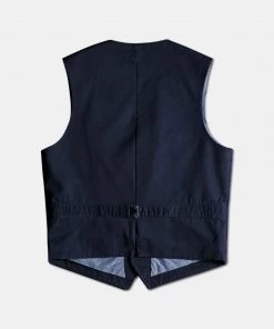Annual Ring 1920s Indigo Corduroy Work Vest