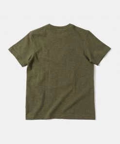 Non Stock MFG. CO. BEST SELLERS Heavyweight US Cotton Gusset Tubular T-Shirt - Green