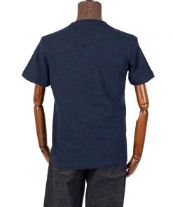 Non Stock MFG. CO. Heavyweight US Cotton Gusset Tubular T-Shirt - Indigo