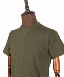Non Stock MFG. CO. BEST SELLERS Heavyweight US Cotton Gusset Tubular T-Shirt - Green