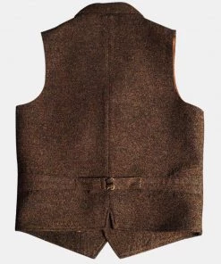 Annual Ring TOPS Brown Tweed Hunting Vest