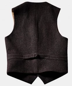 Annual Ring Chocolate Brown Tweed Hunting Vest
