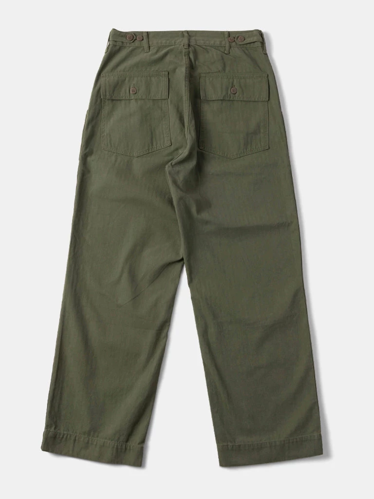 Bronson MFG. CO. 1947 1st 838A OD7 Fatigue Utility Pants Back In Stock 2 Bronson MFG. CO. 1947 1st 838A OD7 Fatigue Utility Pants Back In Stock