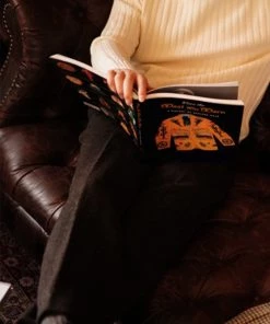 Annual Ring Merino Wool Roll Neck Sweater - White