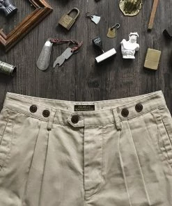 NVGS MFG. & Co. BOTTOMS 1940s British Army 14 Oz Officer Chino Trousers