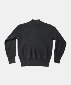 Bronson MFG. CO. TOPS US Army High Neck Wool Sweater - Black