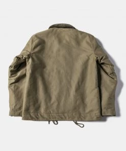 Bronson MFG. CO. TOPS 1940s USN Type N-1 Deck Jacket - Khaki Stencil