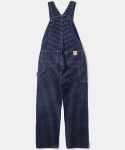 Bob Dong Vintage Wabash Three-IN-One Pocket Denim High Back Bib Overalls