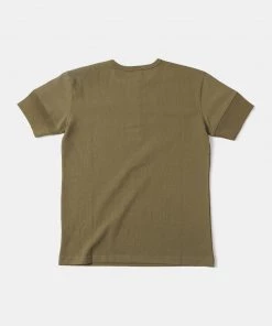 Bronson MFG. CO. Vintage Short Sleeve Henley T-Shirt - Green