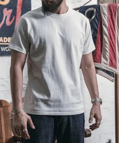 Bronson MFG. CO. BEST SELLERS Loop Wheel Tubular T-Shirt - White