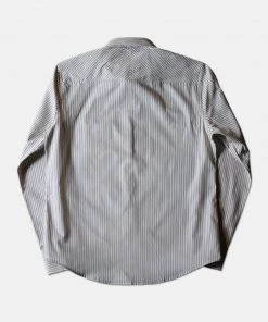 Annual Ring 1930s 5 Oz Yarn-Dyed Striped Dress Shirt TOPS