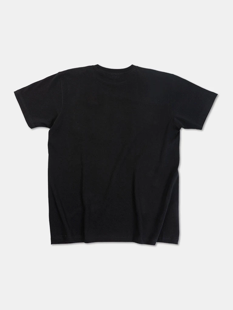 Non Stock MFG. CO. TOPS 9 Oz Cotton Tubular T-Shirt - Black 2 Non Stock MFG. CO. TOPS 9 Oz Cotton Tubular T-Shirt - Black