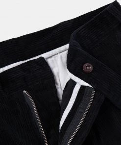 Non Stock MFG. CO. 12.5 Oz 8 Wale Corduroy Trousers - Black