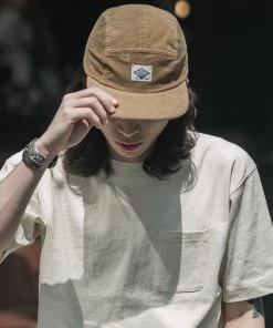 Non Stock MFG. CO. May 2022 12.5 Oz Corduroy 5 Panel Cap - Khaki