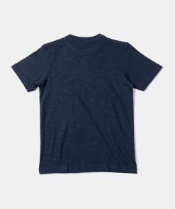 Non Stock MFG. CO. Heavyweight US Cotton Gusset Tubular T-Shirt - Indigo