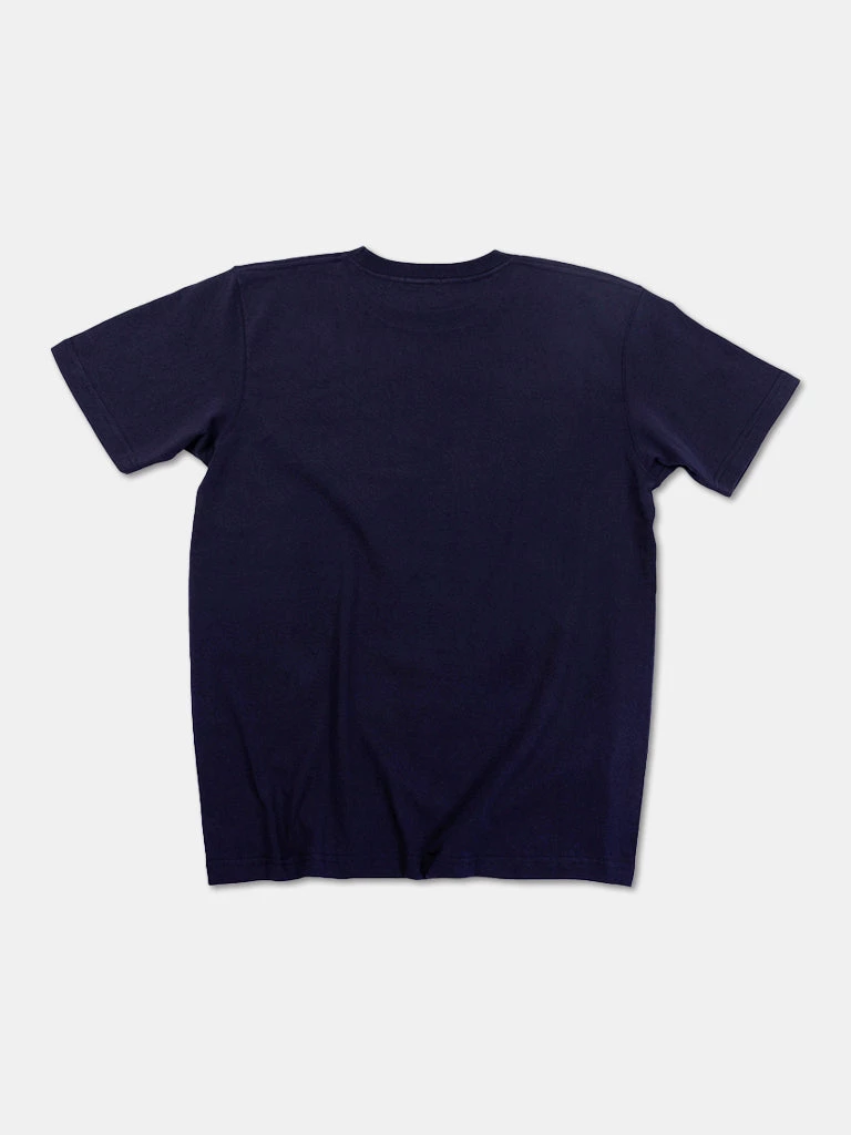 Non Stock MFG. CO. TOPS 9 Oz Cotton Tubular T-Shirt - Navy 2 Non Stock MFG. CO. TOPS 9 Oz Cotton Tubular T-Shirt - Navy