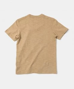 Non Stock MFG. CO. Heavyweight US Cotton Gusset Tubular T-Shirt - Sand