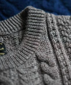 Annual Ring TOPS Merino Wool Aran Sweater