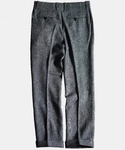 Annual Ring 1940s Hollywood Waistband Coloured Speckle Tweed Trousers