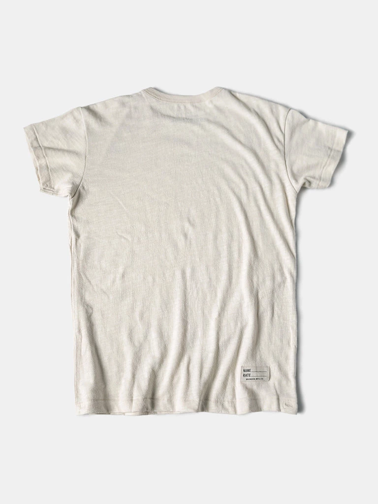 Bronson MFG. CO. 1940s USN Crew Slub Cotton T-Shirt TOPS 2 Bronson MFG. CO. 1940s USN Crew Slub Cotton T-Shirt TOPS