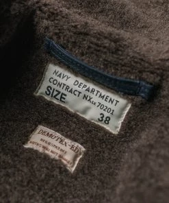 Bronson MFG. CO. TOPS 1943 US Navy 1st N-1 Woolen Deck Jacket - Navy Stencil 39 Bronson MFG. CO. TOPS 1943 US Navy 1st N-1 Woolen Deck Jacket - Navy Stencil