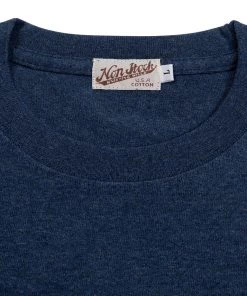 Non Stock MFG. CO. 9 Oz Cotton Tubular T-Shirt - Denim Blue TOPS 18 Non Stock MFG. CO. 9 Oz Cotton Tubular T-Shirt - Denim Blue TOPS