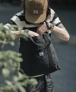 Non Stock MFG. CO. 18 Oz Canvas Tote Bag - Black